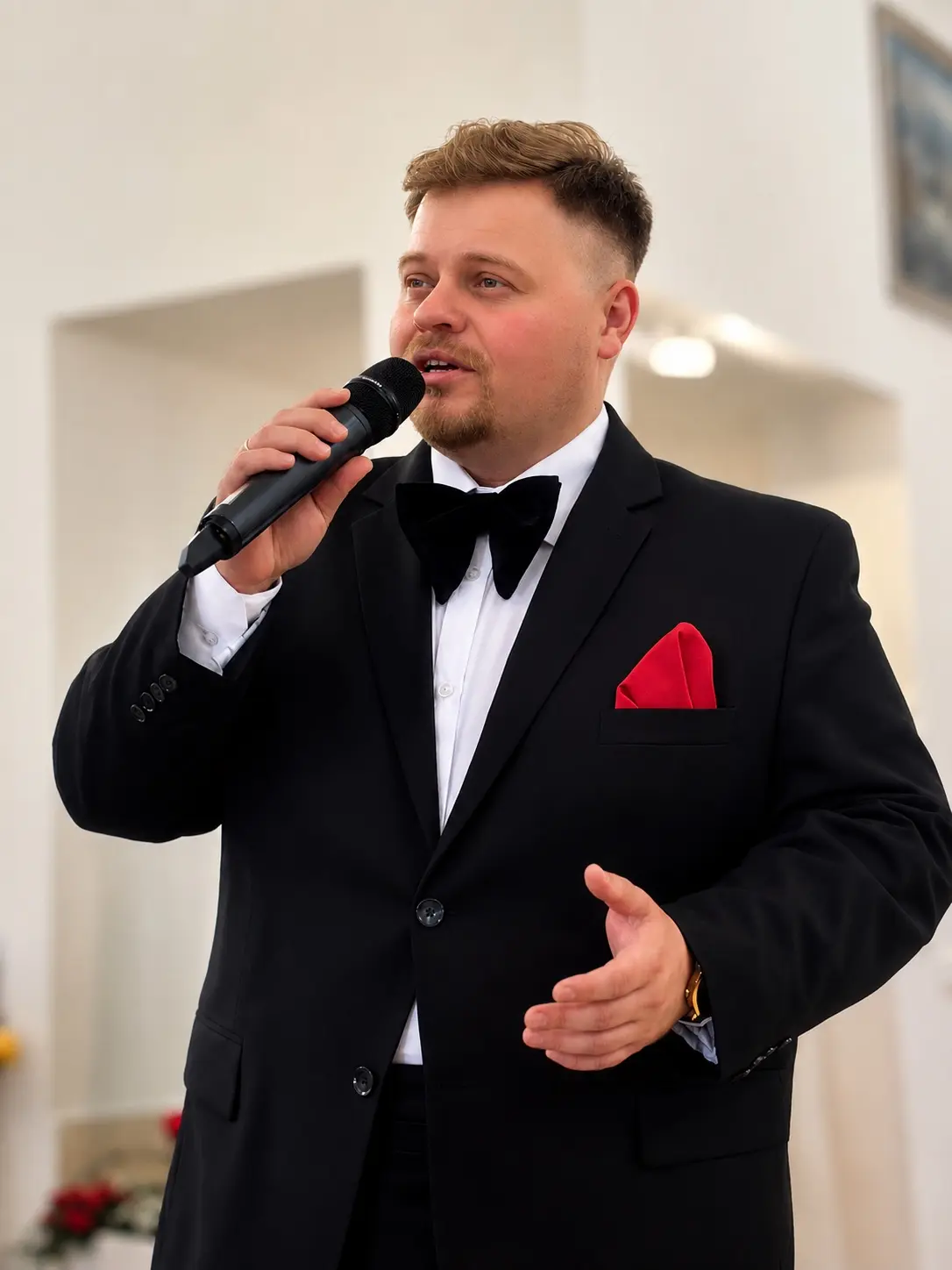 Nazar Tatsyshyn podczas koncertu sakralnego